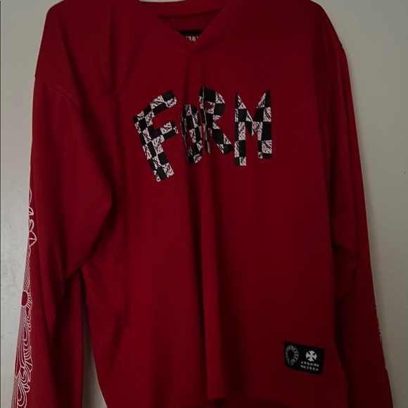 Red Chrome Hearts jersey Size(M)